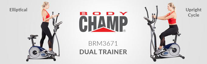 best elliptical under 300 - Body Champ Cardio Dual Trainer