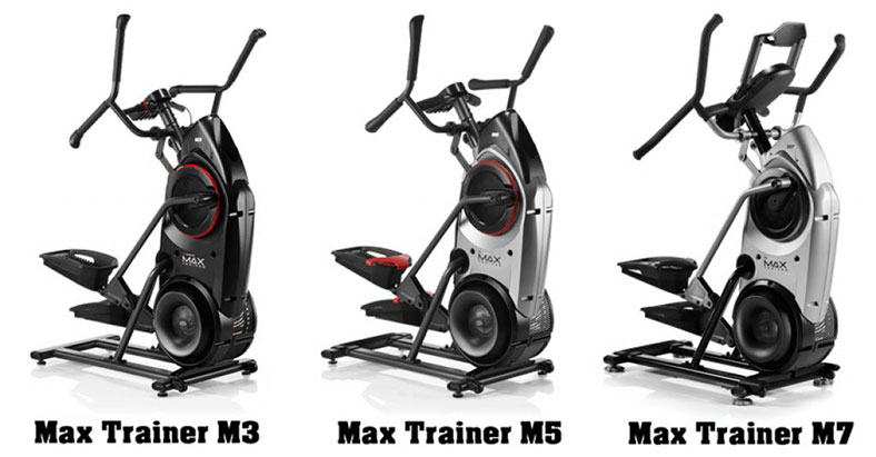 bowflex max trainer m7 vs m5 vs m3